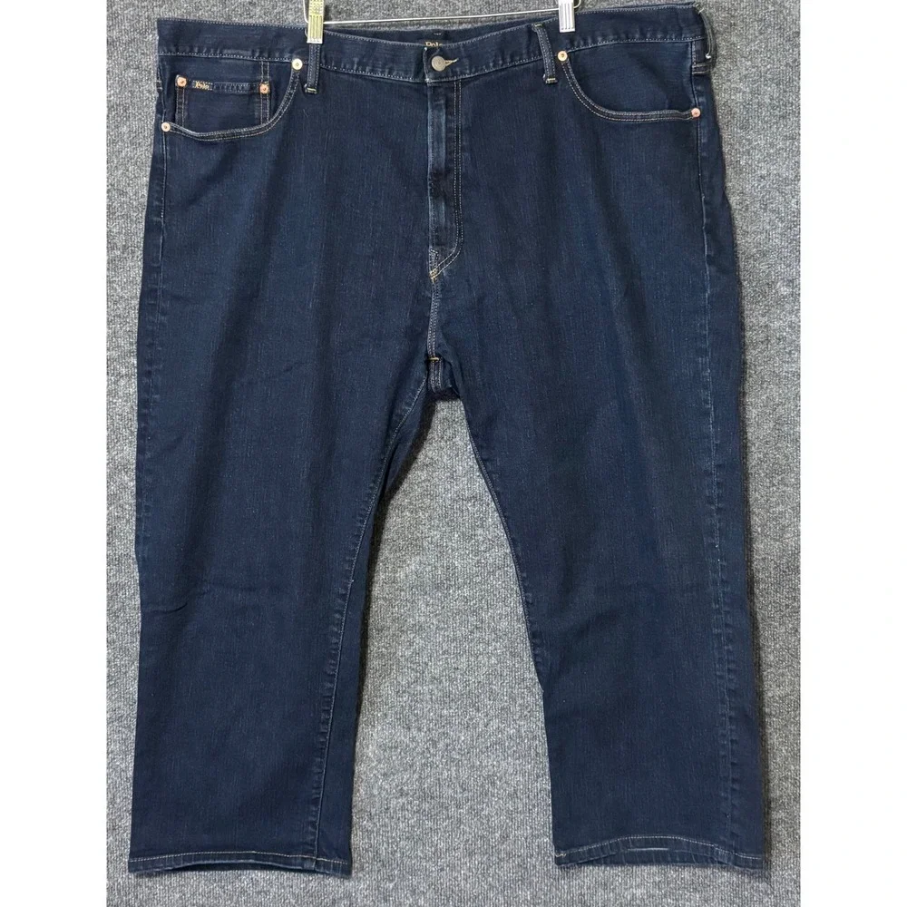 Polo by Ralph Lauren Men's Relaxed Fit Dark Indigo Jeans